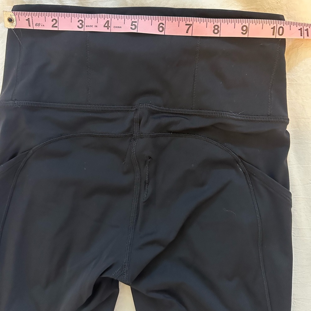 Lululemon Black Leggings with Logo and Stud Detail - Picture 6 of 6